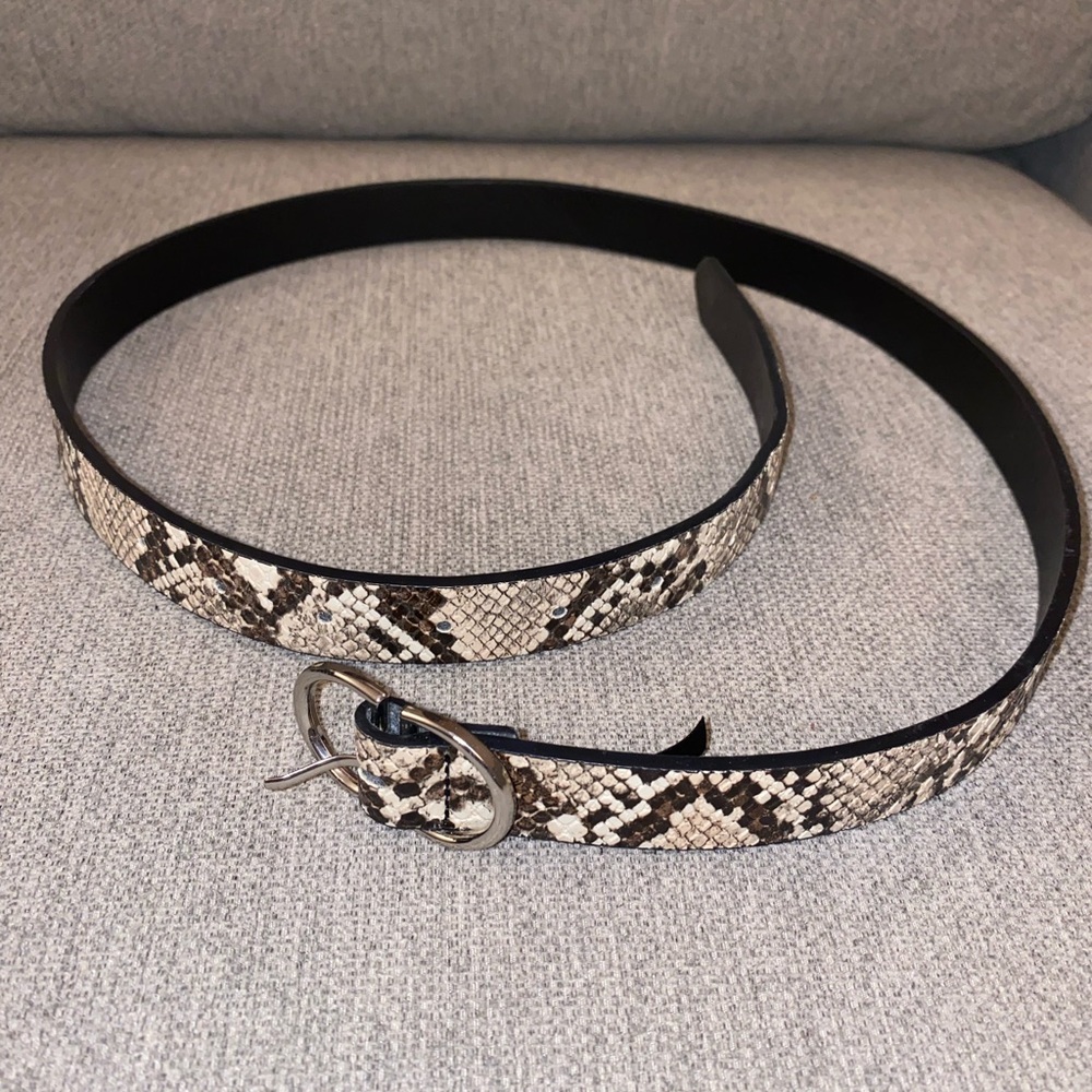 Dynamite belt - snake print - size M/L